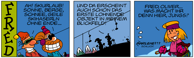 Fred Urlaubt Ski 1